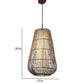 Brielle Rose Gold Iron Hanging Light  | E27 holder | Included Bulb | Eliante by Jainsons Lights