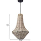 Vyana Black Iron Hanging Light  | E27 holder | Included Bulb | Eliante by Jainsons Lights