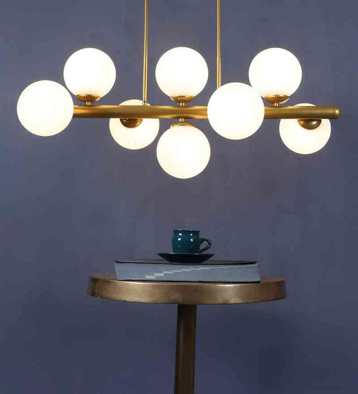 Altura Antique Gold Iron Chandelier  | E27 holder | Included Bulb | Eliante by Jainsons Lights
