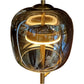 ELIANTE by Jainson Lights | Metal Gold Base Wall Light | Clear & Amber Glass Shade | Inbult Led - 3in1 - Warm/Neutral/White | CC-1536-1 | Wall Lights for Home Decoration