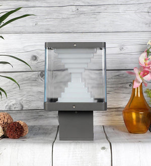 ELIANTE Grey Aluminium Outdoor Gate Light - 8110 -12WATT