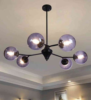 Enara Black Iron Chandelier  | E27 holder | Included Bulb | Eliante by Jainsons Lights