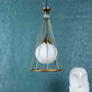 Veoza Gold Iron Hanging Light  | E27 holder | Included Bulb | Eliante by Jainsons Lights