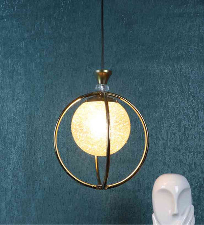 Luxence Gold Iron Hanging Light  | E27 holder | Included Bulb | Eliante by Jainsons Lights