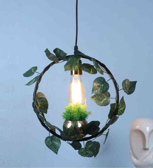 Vivara Black Iron Hanging Light  | E27 holder | Included Bulb | Eliante by Jainsons Lights