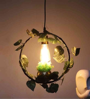 Vivara Black Iron Hanging Light  | E27 holder | Included Bulb | Eliante by Jainsons Lights