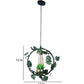 Vivara Black Iron Hanging Light  | E27 holder | Included Bulb | Eliante by Jainsons Lights