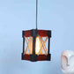 Lanthe Brown and Black Wood Hanging Light  | E27 holder | Included Bulb | Eliante by Jainsons Lights