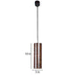 Zurea Brown Wood Hanging Light  | Inbuilt LED |  | Eliante by Jainsons Lights