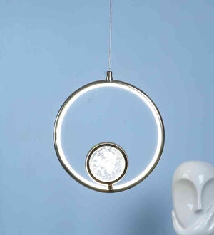 Elyse Gold Iron Hanging Light  | Inbuilt LED |  | Eliante by Jainsons Lights
