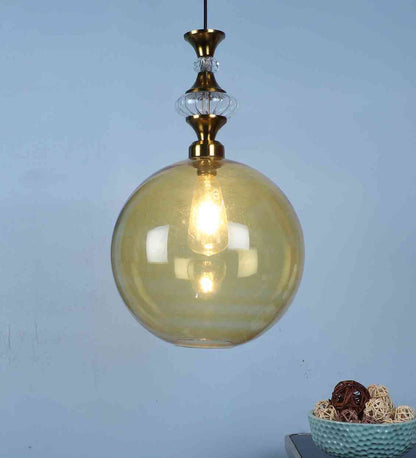 Vexora Gold Iron Hanging Light  | E27 holder | Included Bulb | Eliante by Jainsons Lights