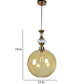 Vexora Gold Iron Hanging Light  | E27 holder | Included Bulb | Eliante by Jainsons Lights