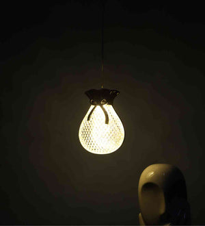 Zenera Gold Iron Hanging Light  | Inbuilt LED |  | Eliante by Jainsons Lights