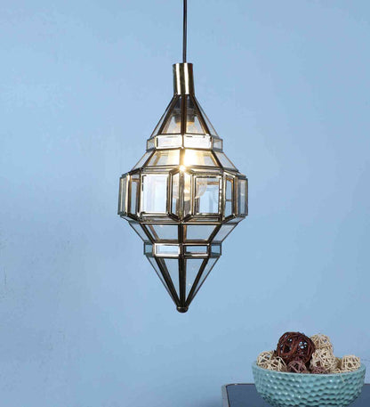 Emira Gold Iron Hanging Light  | E27 holder | Included Bulb | Eliante by Jainsons Lights