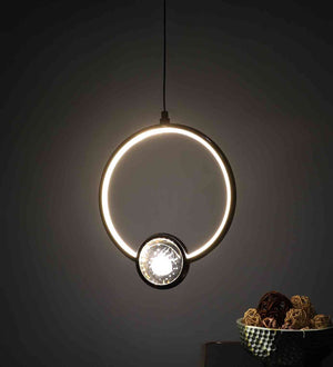 Auralis Black Iron Hanging Light  | Inbuilt LED |  | Eliante by Jainsons Lights