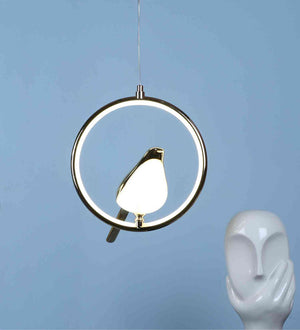 Xandria Gold Iron Hanging Light  | Inbuilt LED |  | Eliante by Jainsons Lights