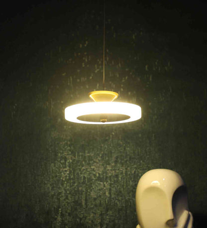 Elysium Gold Iron Hanging Light  | Inbuilt LED |  | Eliante by Jainsons Lights