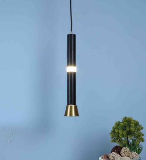 Astris Black and Gold Iron Hanging Light  | Inbuilt LED |  | Eliante by Jainsons Lights