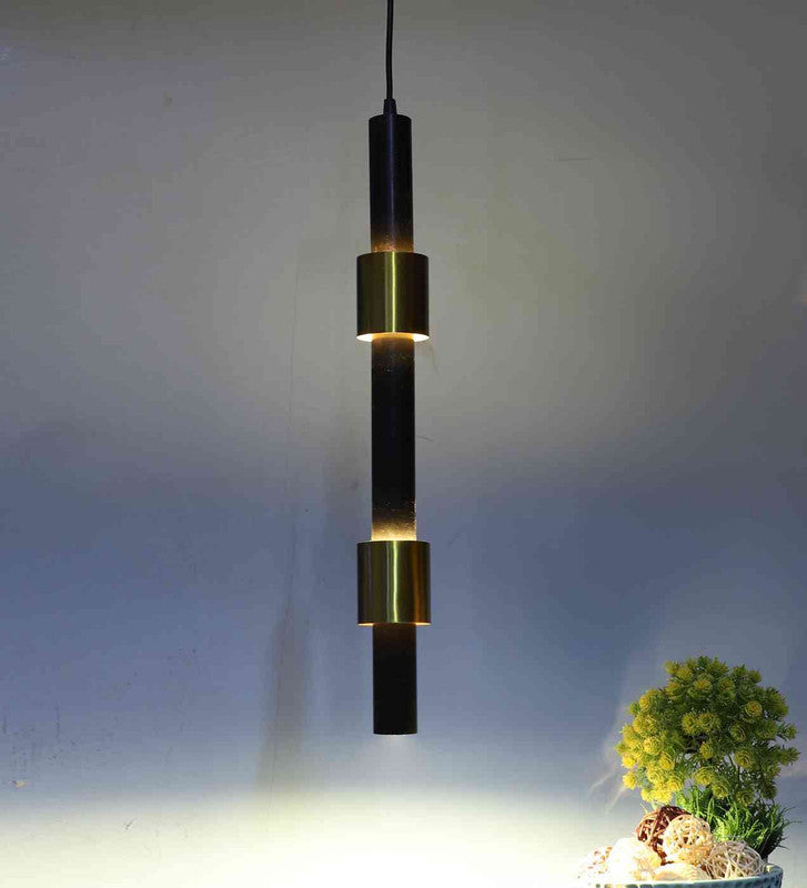 Suraya Black and Gold Iron Hanging Light  | Inbuilt LED |  | Eliante by Jainsons Lights