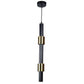 Suraya Black and Gold Iron Hanging Light  | Inbuilt LED |  | Eliante by Jainsons Lights