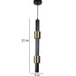 Suraya Black and Gold Iron Hanging Light  | Inbuilt LED |  | Eliante by Jainsons Lights