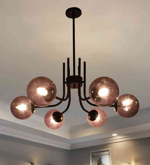 Galora Black Iron Hanging Light  | E27 holder | Included Bulb | Eliante by Jainsons Lights