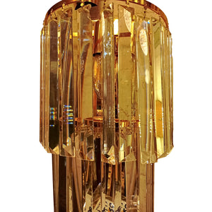 ELIANTE by Jainson Lights | Metal Gold Base Wall Light | Clear Cristal Shade | E-27 Holder | Without Bulb | CC-8316