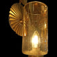 ELIANTE by Jainson Lights | Metal Gold Base Wall Light | Gold Glass Shade | E-27 Holder | Without Bulb | CC-6278