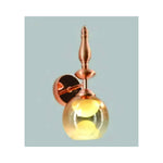 Eliante Copper Glass Ball Wall Light – Frosted & Clear, Metal