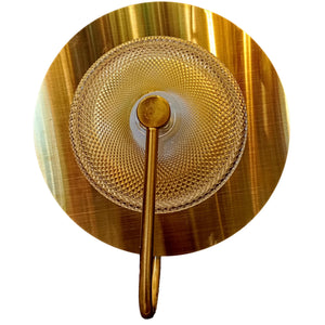 ELIANTE by Jainson Lights | Metal Gold Base Wall Light | Clear & Amber Glass Shade | Inbult Led - 3in1 - Warm/Neutral/White | CC-6004