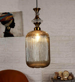 ELIANTE Povque Smog Iron Hanging Light Vintage Decorate Hanging Lamp for Farmhouse Living Room Bedroom Corridor by Jainsons Lights up to 3 years warranty - with LED Lamp(s) Included - JS-1323-1LP-SMOG
