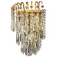 ELIANTE by Jainson Lights | Metal Gold Base Wall Light | Clear Crystal Shade | Inbult Led - 3in1 - Warm, Neutral & White | CC-E9320