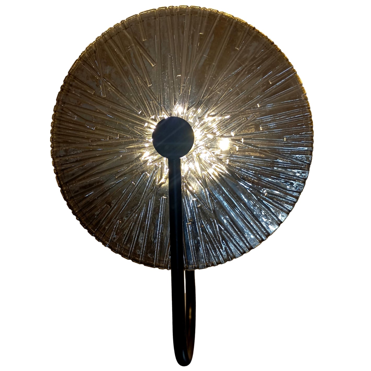 ELIANTE by Jainson Lights | Metal Black Base Wall Light | Chrome Glass Shade | Inbult Led - 3in1 - Warm/Neutral/White | CC-1161