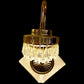 ELIANTE by Jainson Lights | Metal Gold Base Wall Light | Clear Cristal Shade | | CC-2710