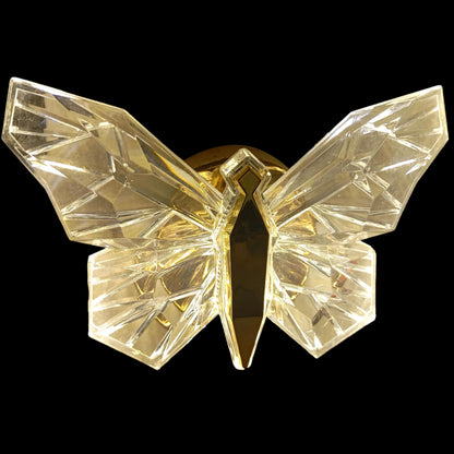 ELIANTE by Jainson Lights | Metal Gold Base Wall Light | Clear Acrylic Shade | Inbult Led - 3in1 - Warm/Neutral/White | CC-B616