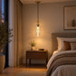 Eliante Fluted Pendant Light – Clear Glass, Gold Metal (80127-1LP-Clear)