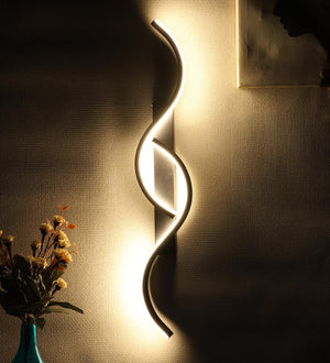 ELIANTE AstraLite Black Wall Light with LED and Iron Shade | | 2 Years Warranty | Inbult LED