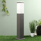Grey Metal Outdoor BULLARD 8202-BULLARD-24INCH-SQ