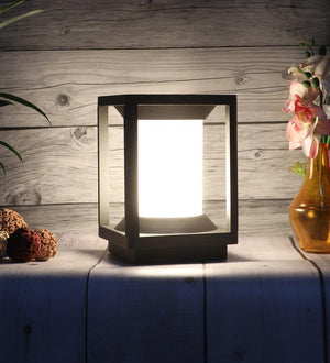 ELIANTE Grey Aluminium Outdoor Gate Light - 8203