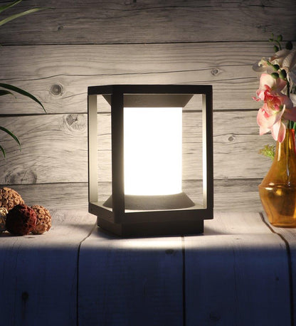 ELIANTE Grey Aluminium Outdoor Gate Light - 8203