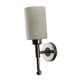 Silver Metal Wall Light - 823-1W - Included Bulb