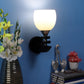 Black Wood Wall Light - 828-1W - Included Bulb