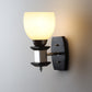 Black Wood Wall Light - 830-1W - Included Bulb