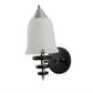 Black Wood Wall Light - 832-1W - Included Bulb
