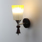 Black Wood Wall Light - 839-1W - Included Bulb