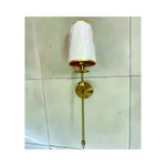 Eliante Torch Cloth Shade Wall Light – Fabric, Metal