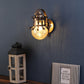 ANTIQUE BRASS Metal Wall Light  - 851-1W - Included Bulb