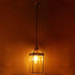 ELIANTE Gold Brass Base Transparent Glass Shade Hanging Light - 855-1Lp - Bulb Included
