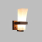 Less Lightly Brown WOOD Wall Light - 8570-1W - Included Bulbs