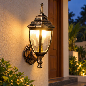 Antique Brass Metal Outdoor Wall Lights Trophy-Wall